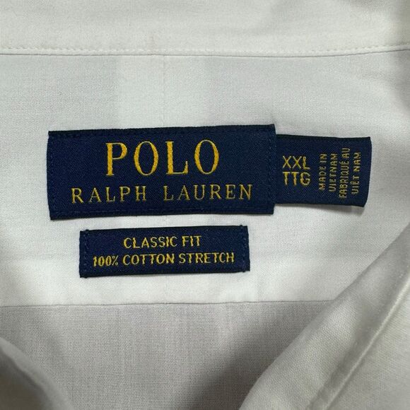 POLO Ralph Lauren XXL TTG Button Long Sleeve Shirt Men's Classic Fit 100% Cotton - Picture 6 of 10